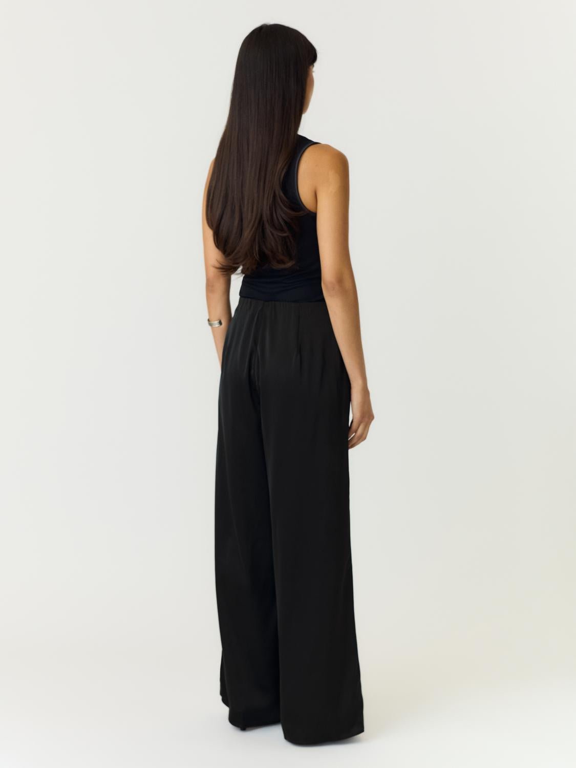 YASPELLA Trousers - Black - VERO MODA & VILA Bergvik